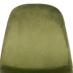 Стул BREEZE (mod. 4724) Велюр/металл , 44 х 53 х 87 см, Green (зеленый) HLR54 / натуральный