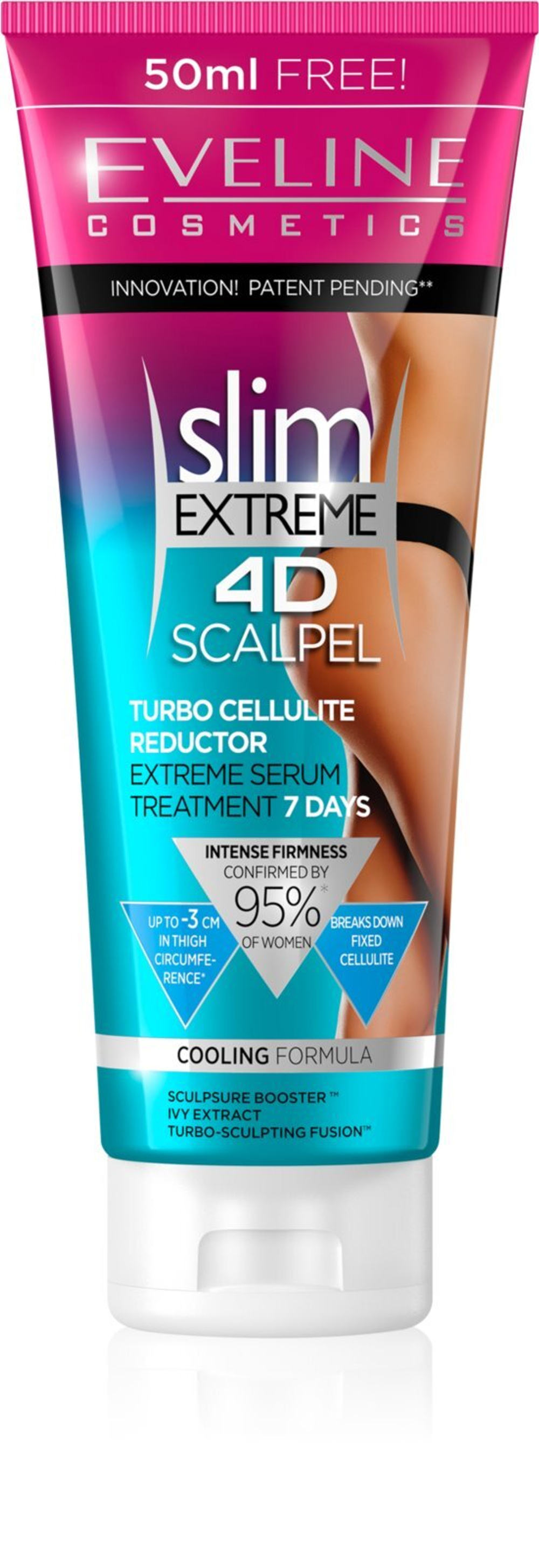 Eveline Cosmetics Slim Extreme 4D Scalpel - антицеллюлитная сыворотка с охлаждающим эффектом /   250  ml  / GTIN 5901761967678