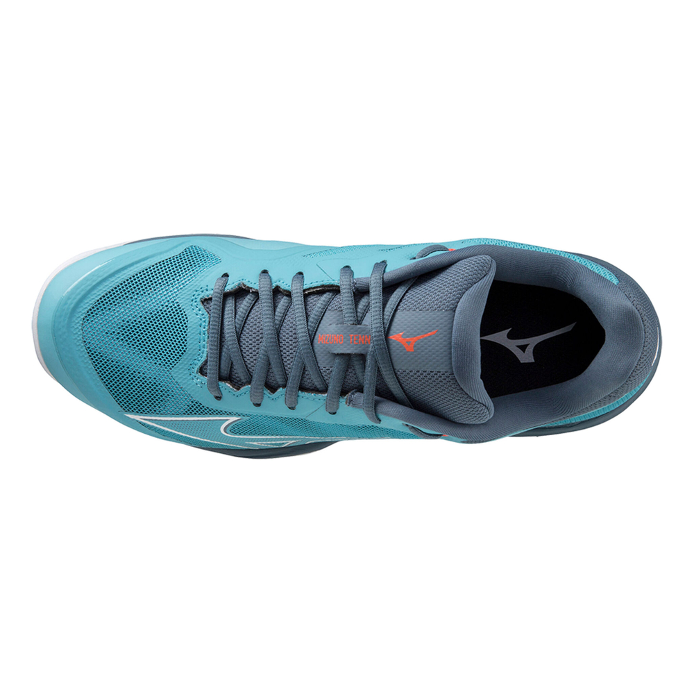 Мужские теннисные кроссовки Mizuno Wave Exceed Light Clay Court Shoe Men - Turquoise, Blue
