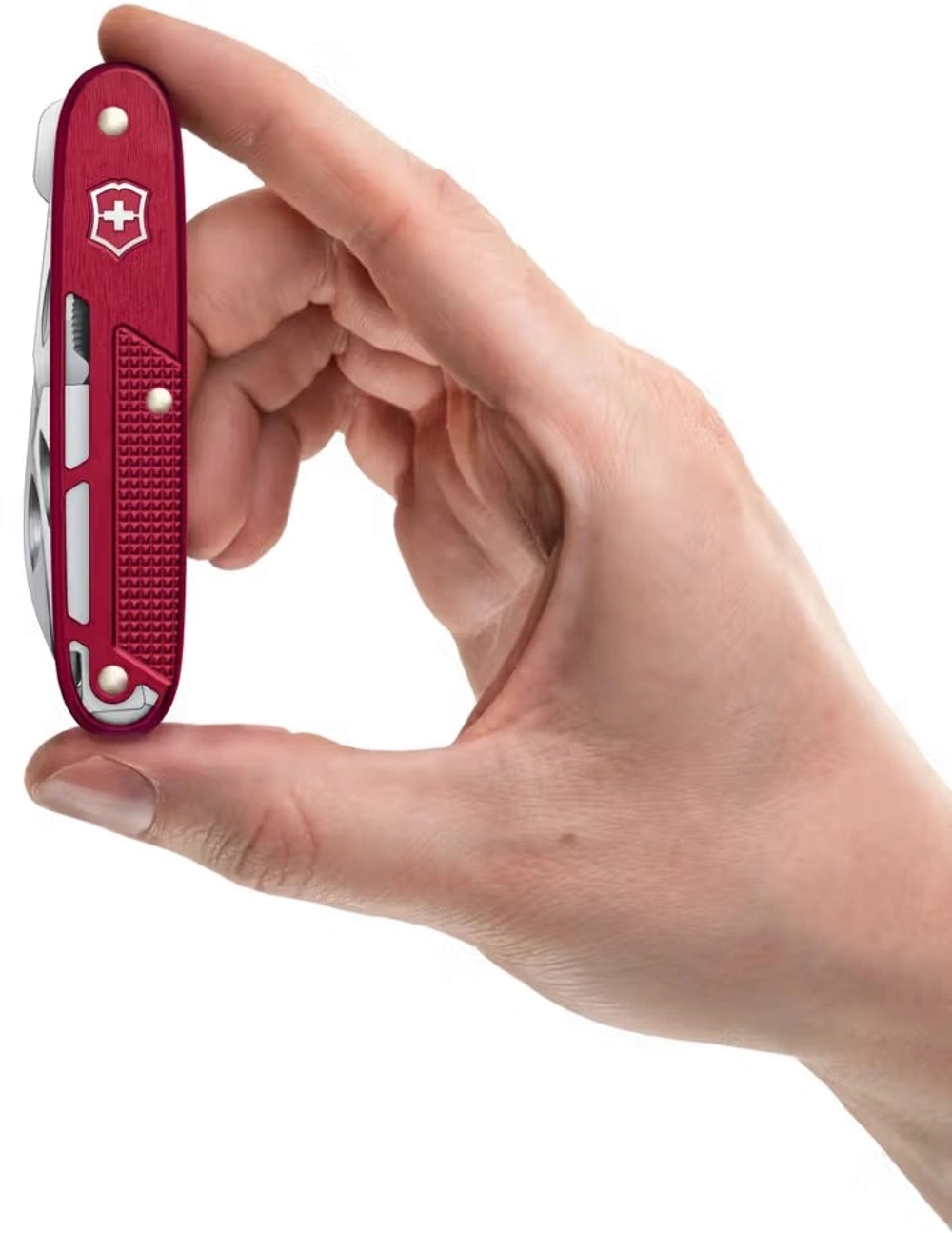 Нож Victorinox Synergy Alox, 93 мм, 9 функций, красный, картонная коробка