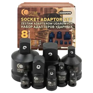 Адаптеры ударные, набор 8пр. FORSTIME FT-4089MPB