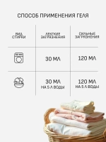 EOLITHIC Гель для стирки белья универсальный LAUNDRY LIQUID №1 - Роза/ Кедр/ Мускус 3,8 л