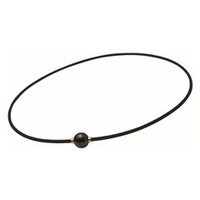 Ожерелье PHITEN RAKUWA NECKLACE METAX MIRROR BALL черно-золотое