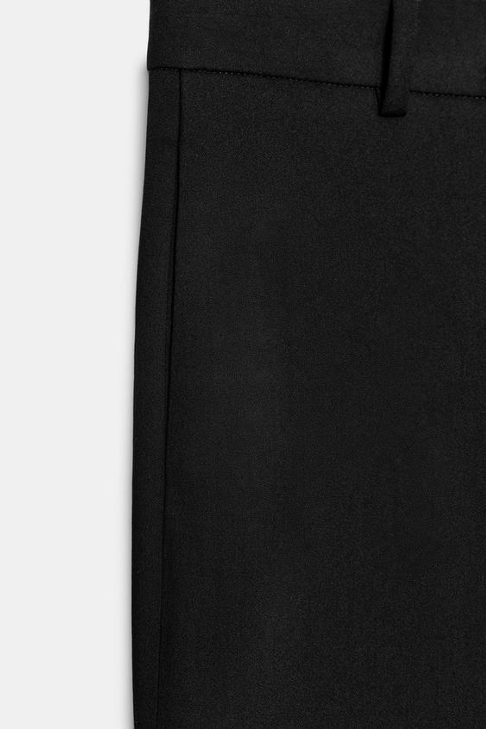 ZARA БРЮКИ SLIM ИЗ ШЕРСТИ — ZW COLLECTION LIMITED EDITION, ЧЕРНЫЙ