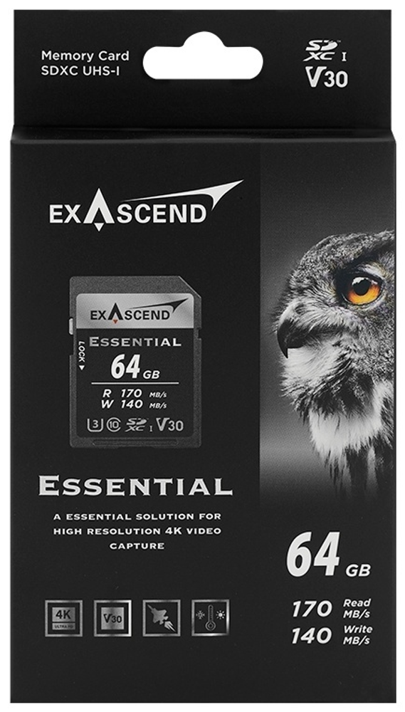 Карта памяти Exascend EX64GSDU1-S 64 Гб