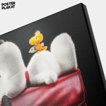 Картина для интерьера Снупи / The Peanuts Movie на холсте, персонаж мультфильма, холст с печатью на подрамнике, на стену, Постер Плакат
