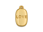 Подвеска-медальон LOVE, 13,5мм