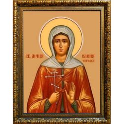 Елена Чернова мученица. Икона на холсте.