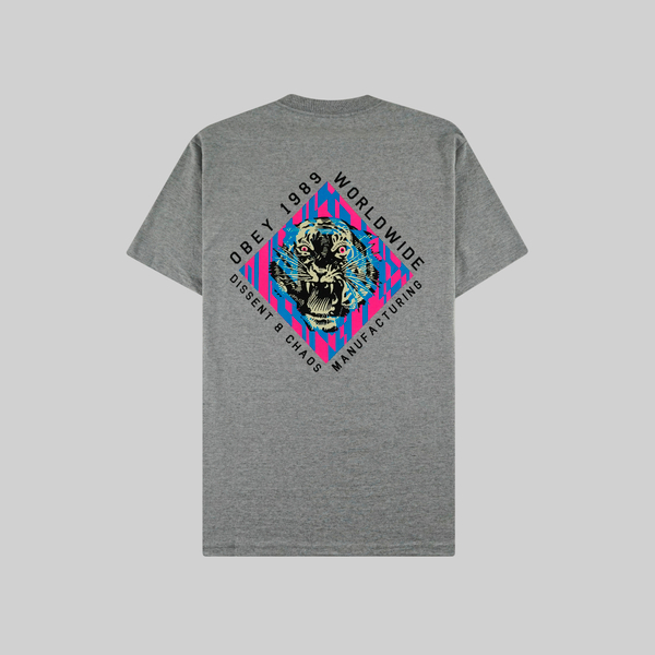 Футболка мужская Obey Dissent & Chaos Tiger артикул:165262584 Футболка мужская Obey Dissent & Chaos Tiger артикул:165262584 - купить в магазине Дайс