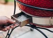 Керамический гриль Kamado Joe Big Joe II, 61 см, красный, с ножками и столиками