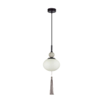 8273/1A NEOCLASSI черный/серый/белый, металл/керамика/стекло Подвес Е14 1*40W 220V GLORIYA