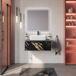 Мебель для ванной со столешницей и накладной раковиной Cezares SLIDER 80 Черный фьюжн SLIDER-800-1C-SO-NF-P