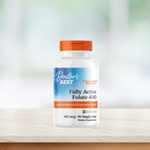 Doctor's Best, полностью активный фолат 400 с Quatrefolic, 400 мкг, 90 вегетарианских капсул