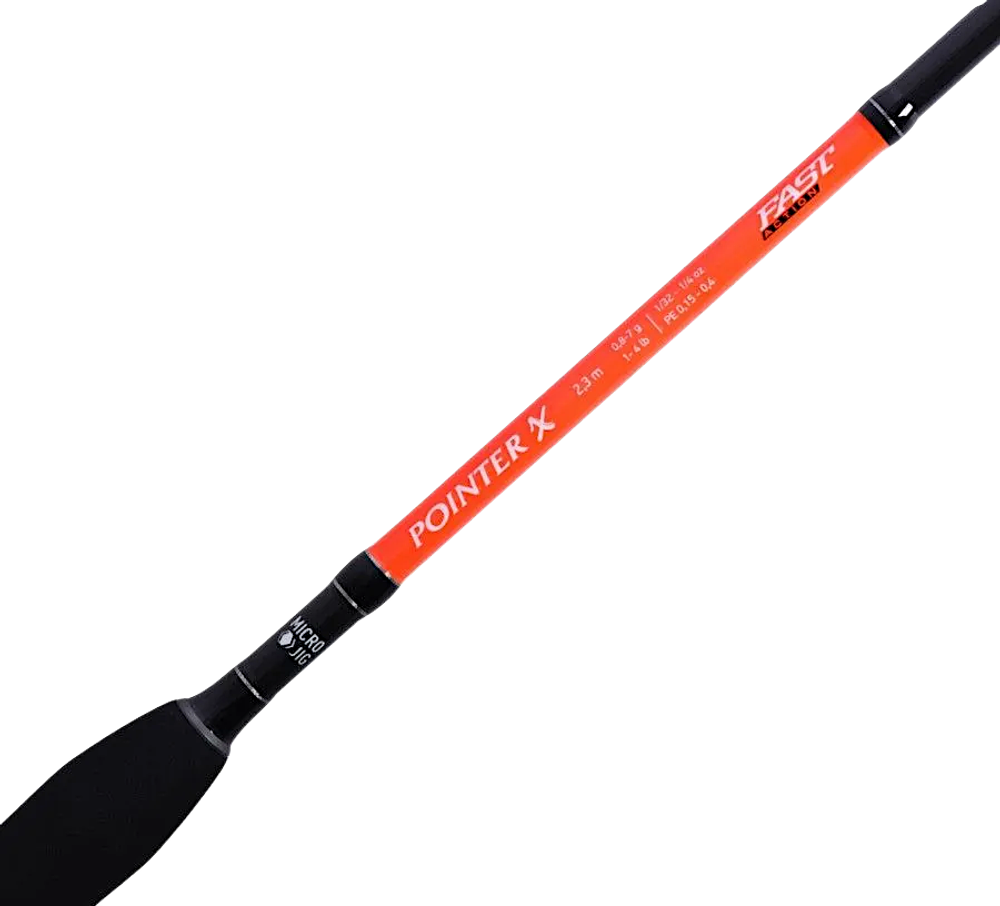 Спиннинг Maximus Pointer-X Microjig 2секц. MMJSPX-21UL 2.1м  0.8-6г Вес77г Тр.длина 1.10м ImF Fast