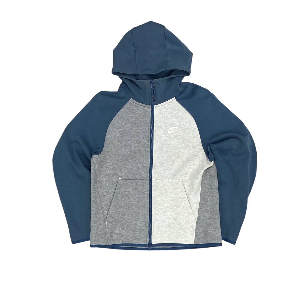 Кофта Nike TechFleece Blue And White Hoodie