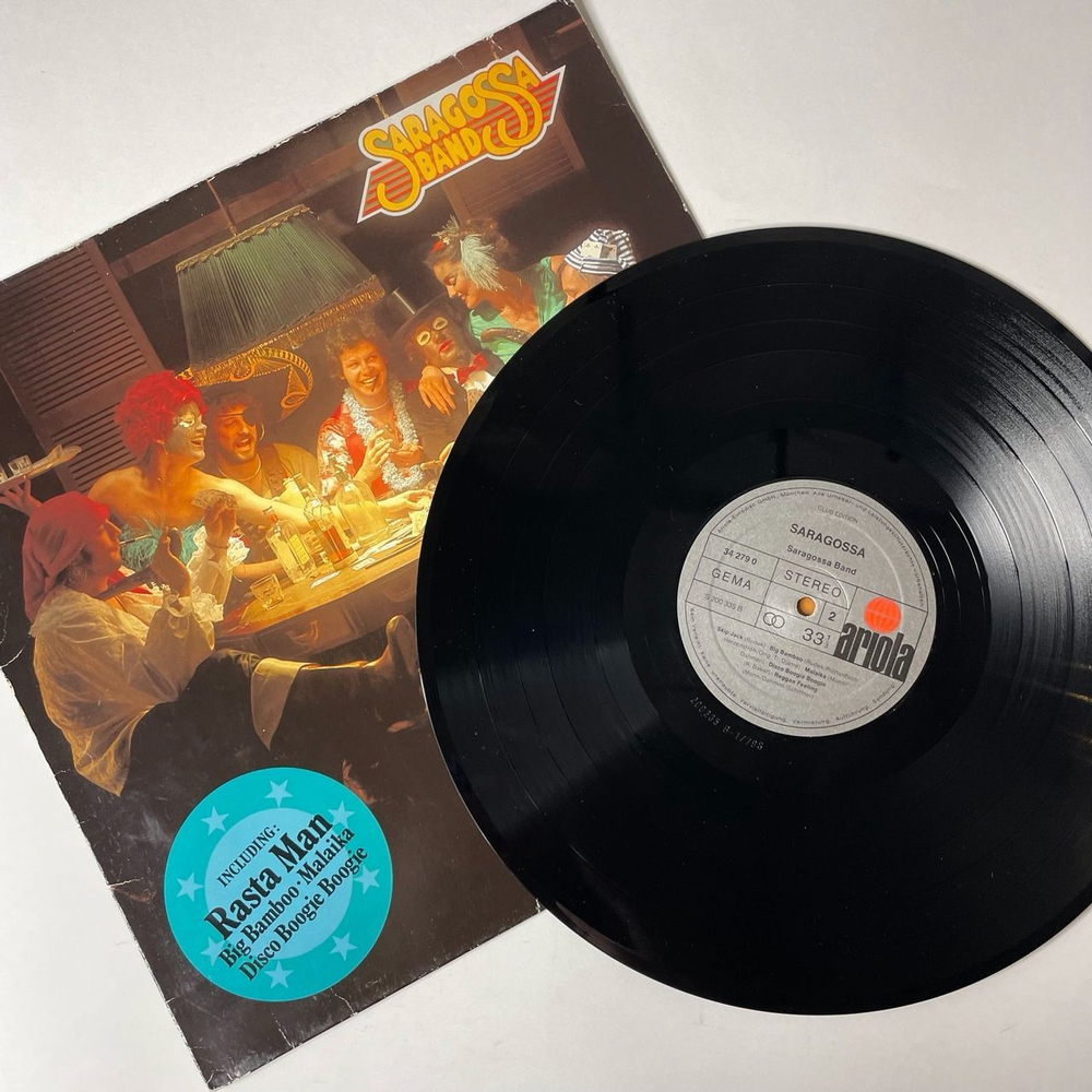 Винтажная виниловая пластинка LP Saragossa Band Saragossa (Germany 1979)