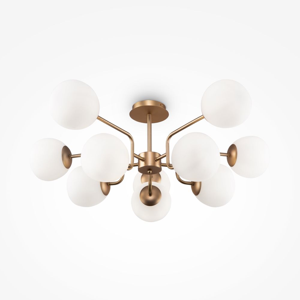 Люстра на штанге Maytoni Erich MOD221PL-10G