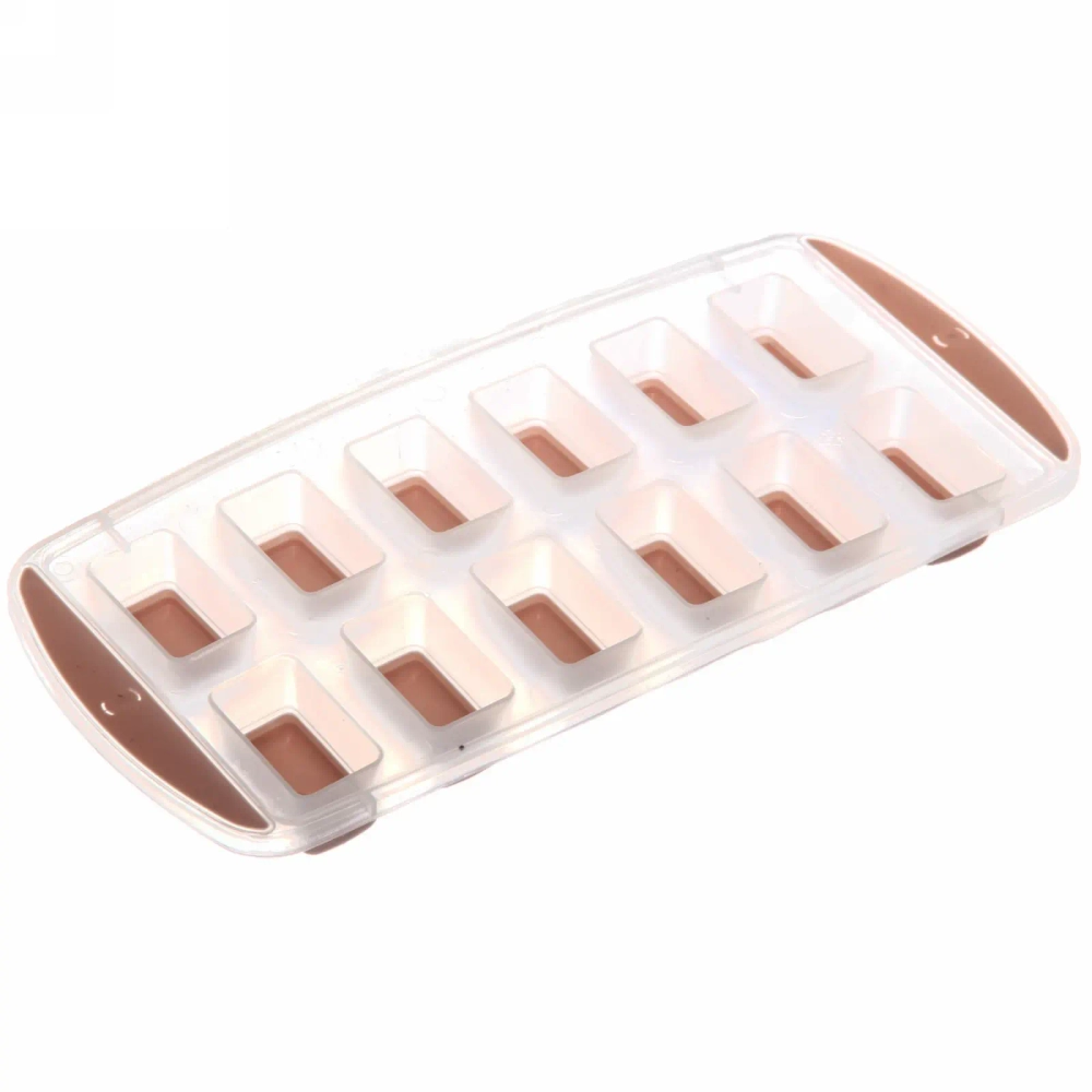 Форма для льда пластиковая с силиконом «Кубики»