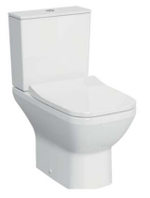 Унитаз-компакт VitrA Integra Square Open-Back с тонким сиденьем микролифт, 9833B003-7205