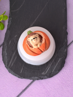 Молд силиконовый "Ежик в тыкве"