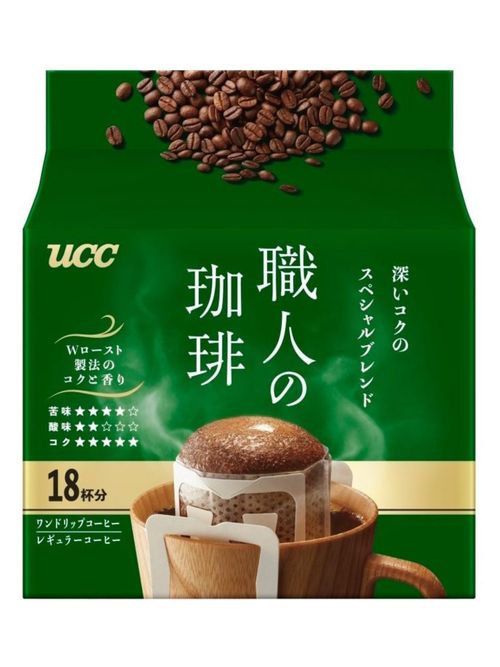 Кофе молотый UCC Green label в дрип-пакетах 18 шт