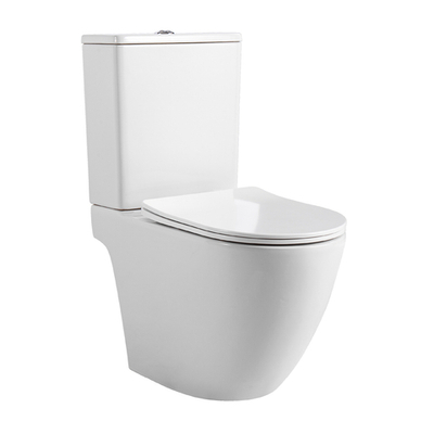 Унитаз-компакт напольный безободковый с бачком AQUATEK ЕВРОПА AQ2903T-00 630*385*815 мм, горизонтальный выпуск, смыв ТОРНАДО, тонкое сиденье с механизмом плавного закрывания, крепеж