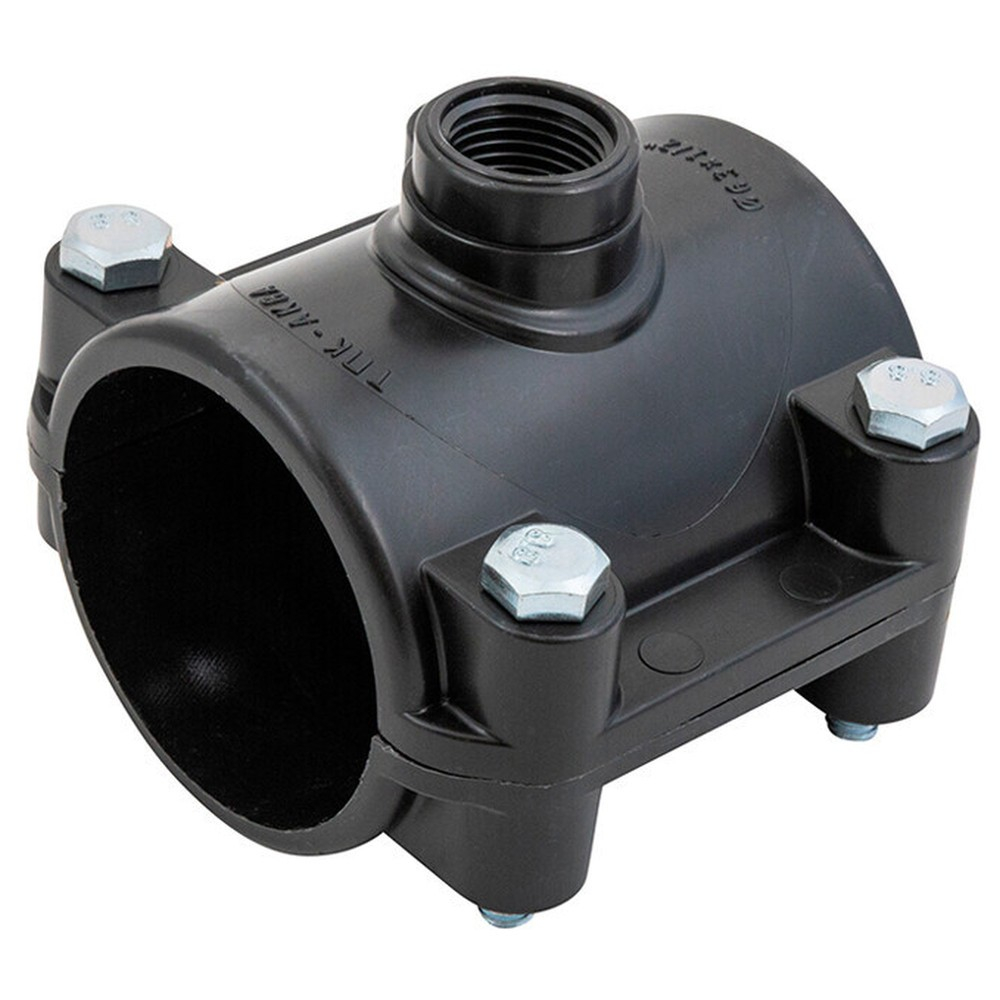 Седелка ПНД компрессионная ВР 63*1 1/2" внутренняя резьба (РФ, уп.40 шт)