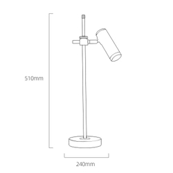 Настольная лампа MT8906-1T antique brass
