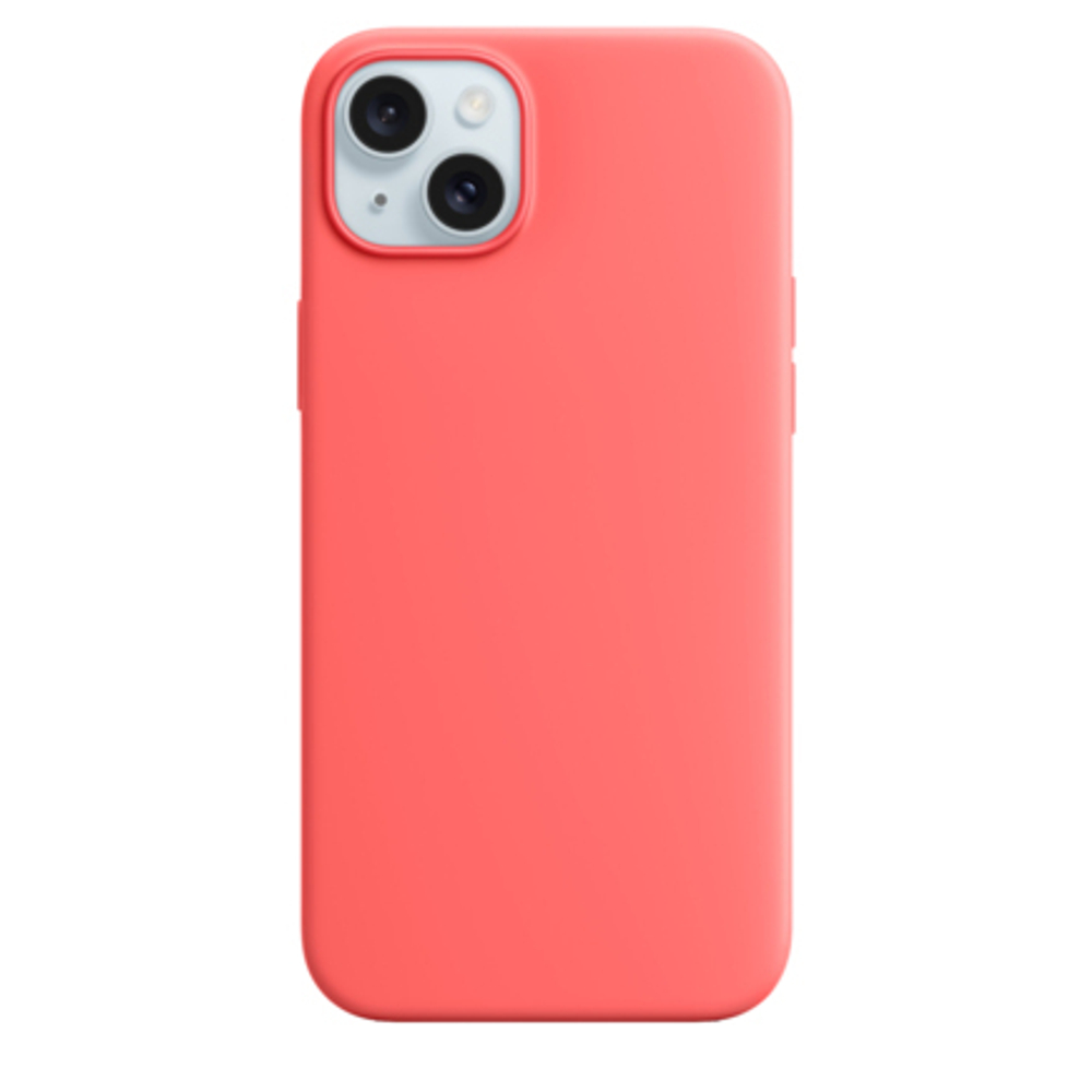 Силиконовый чехол с поддержкой MagSafe Apple Silicone Case для iPhone 15 Plus