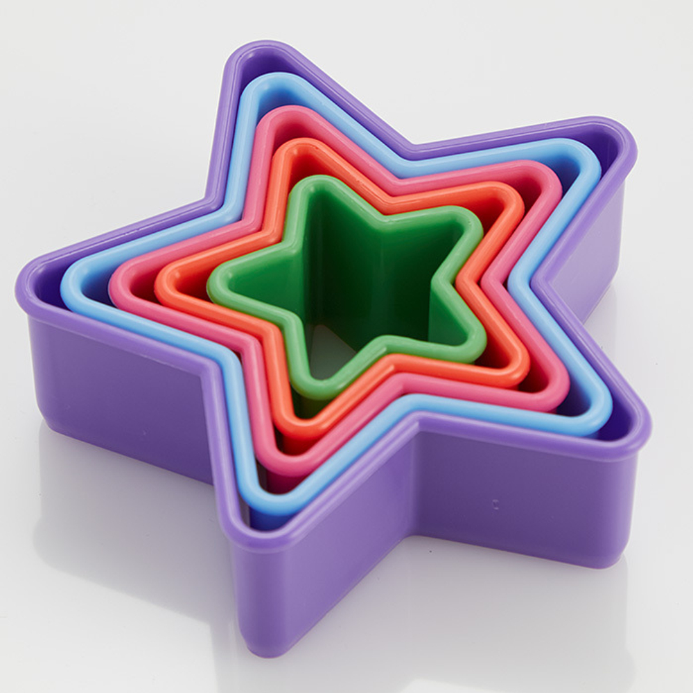 Набор вырубок для пряников "Звезда" 5шт