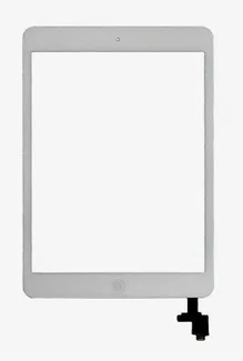 Тачскрин для Apple iPad mini (A1432/A1454/A1455) / iPad mini 2 (A1489/A1490/A1491) + кнопка Home + коннектор белый (White)