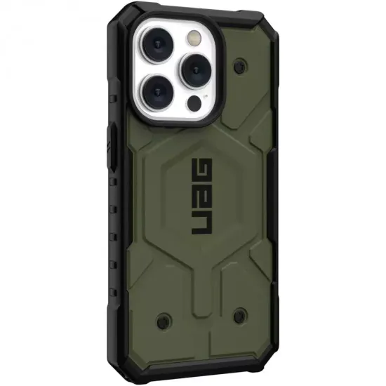 Чехол с поддержкой MAGSAFE Uag Pathfinder для iPhone 14 Pro 6.1", цвет оливковый (Olive)