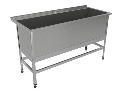 Ванна моечная односекционная "Бизнес" ВМБ 1200/7, 1200x700(770)x860 мм, с бортом