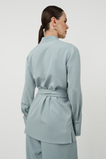 Рубашка с драпировкой