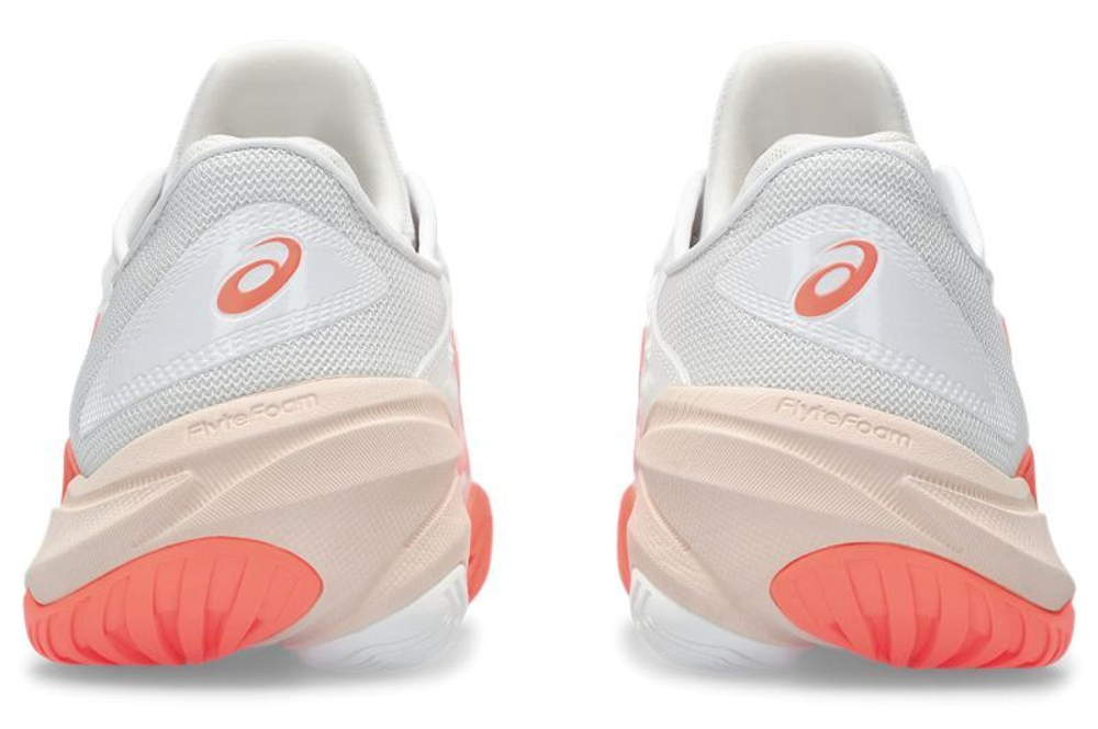 Женские теннисные кроссовки Asics Court FF 3 - white/sun coral