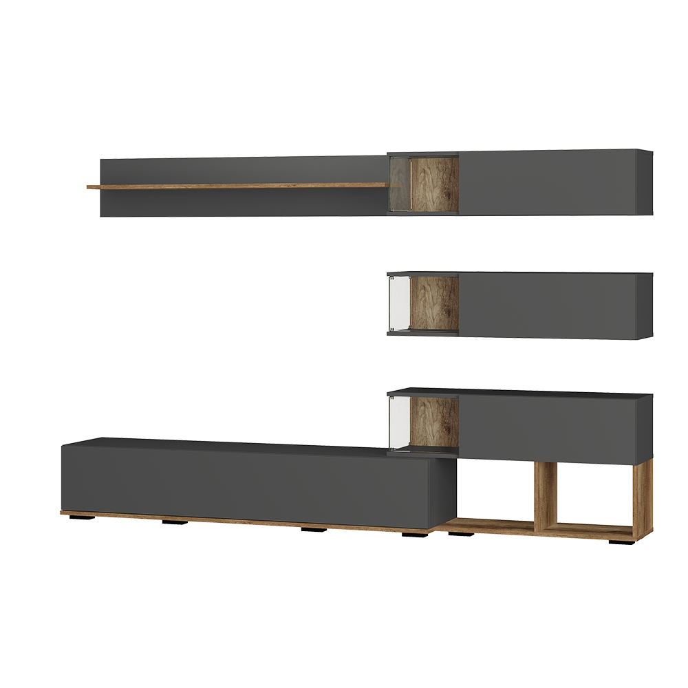 Гостиная Рига ГС-01 каньон/графит