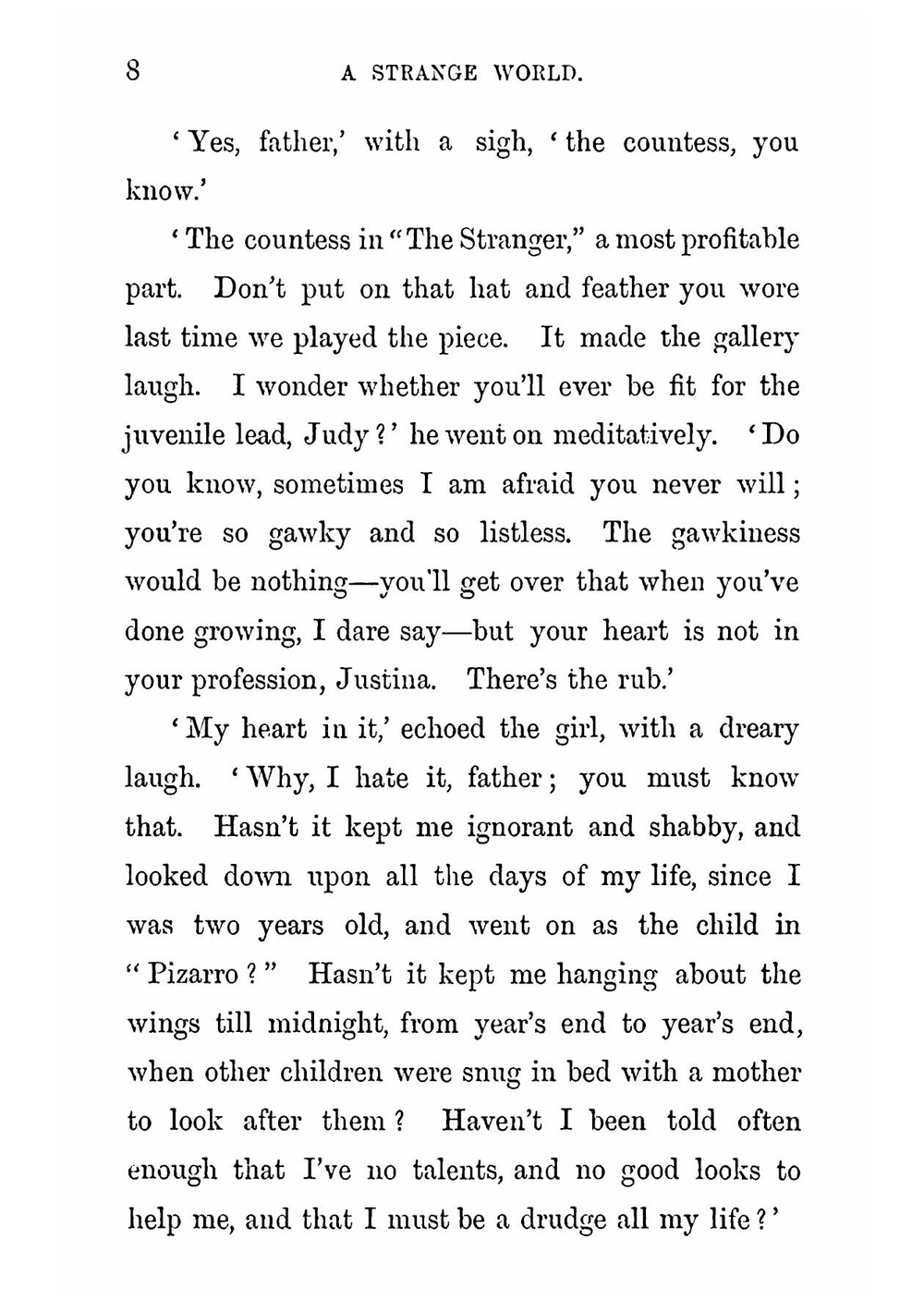 A strange world: a novel. Volume 1 | M. E. Braddon