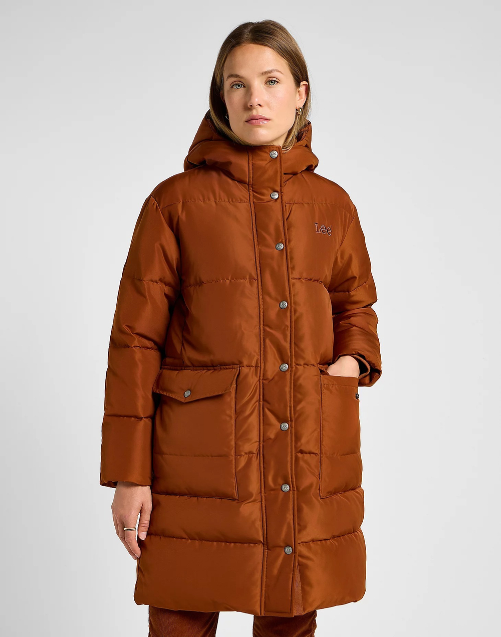 Куртка утепленная женская LEE LONG PUFFER JACKET