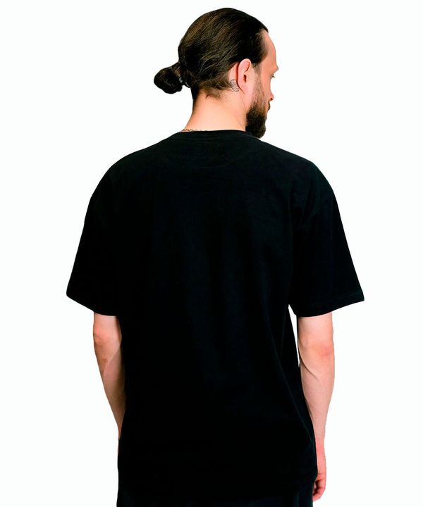 Футболка оверсайз Meatball черная - фото 4