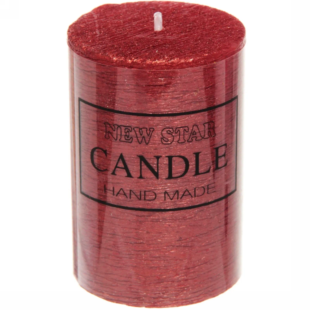 Свеча «New Star» 5*7,5см цвет красный ZD-072
