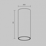 Накладной светильник Maytoni FOCUS LED C056CL-L12B2.7K-W-B