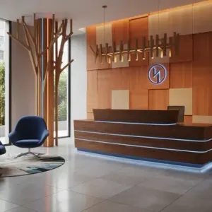 Стойка ресепшн на заказ