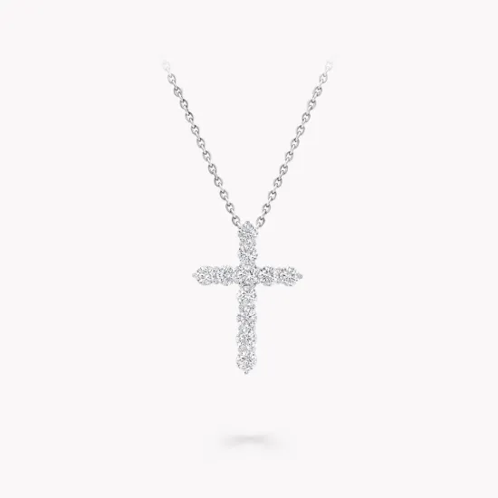 Крест Graff с круглыми бриллиантами