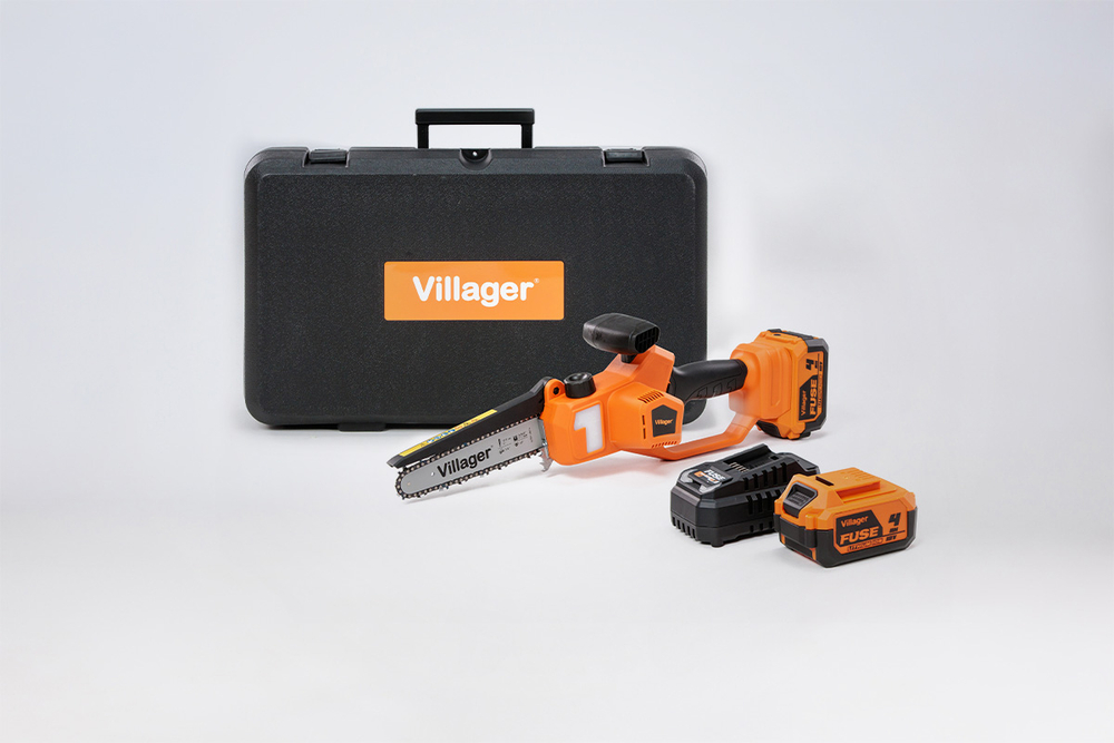 Аккумуляторная цепная пила мини Villager VBT 0620-2BCB