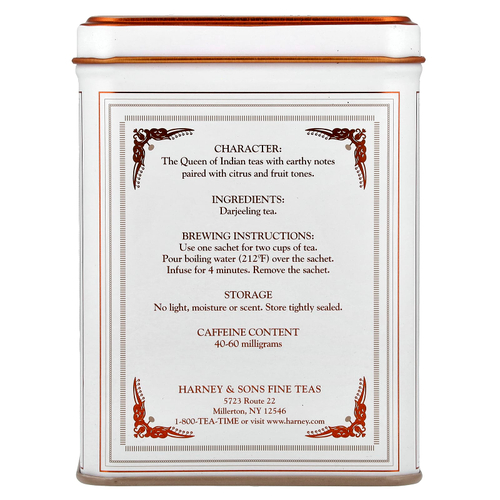 Harney & Sons, Classic Collection, Дарджилинг, 20 чайных пакетиков, 40 г (1,4 унции)