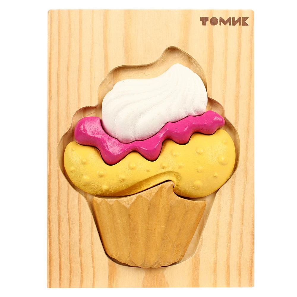 Пазлы-картинки "Пирожное"(Томик)