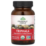 Organic India, трифала, 90 вегетарианских капсул