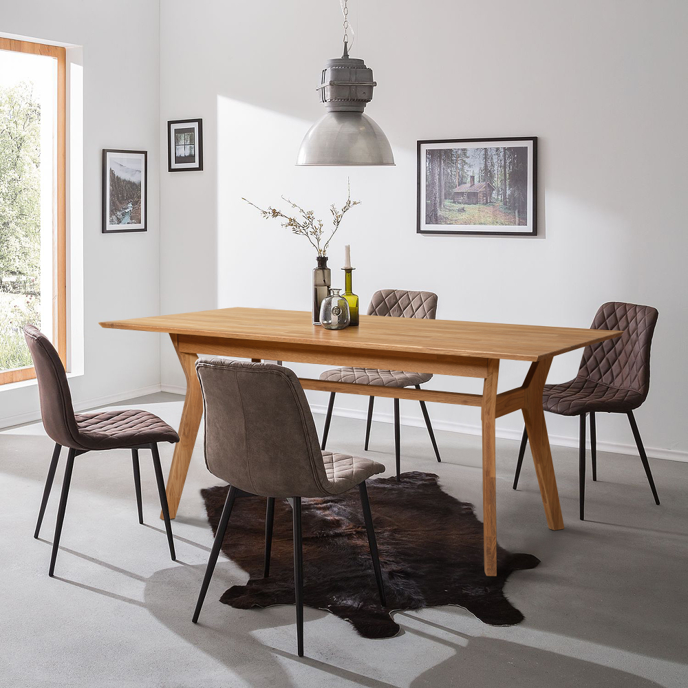 Стол обеденный из массива дуба Хельсинки