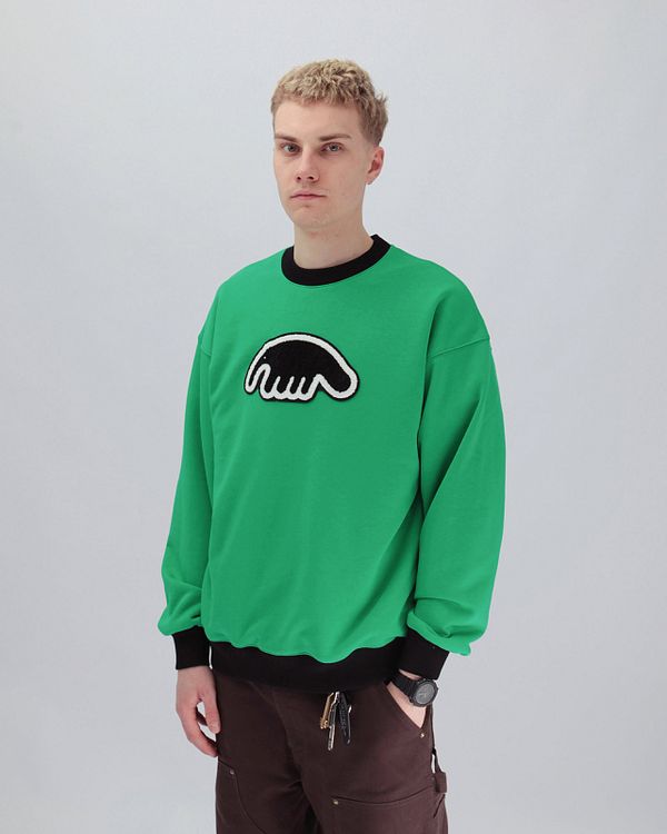 Толстовка Crewneck Biglogo Green - фото 2
