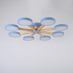 Люстра на штанге Imperiumloft TURNA Blue TURNA01